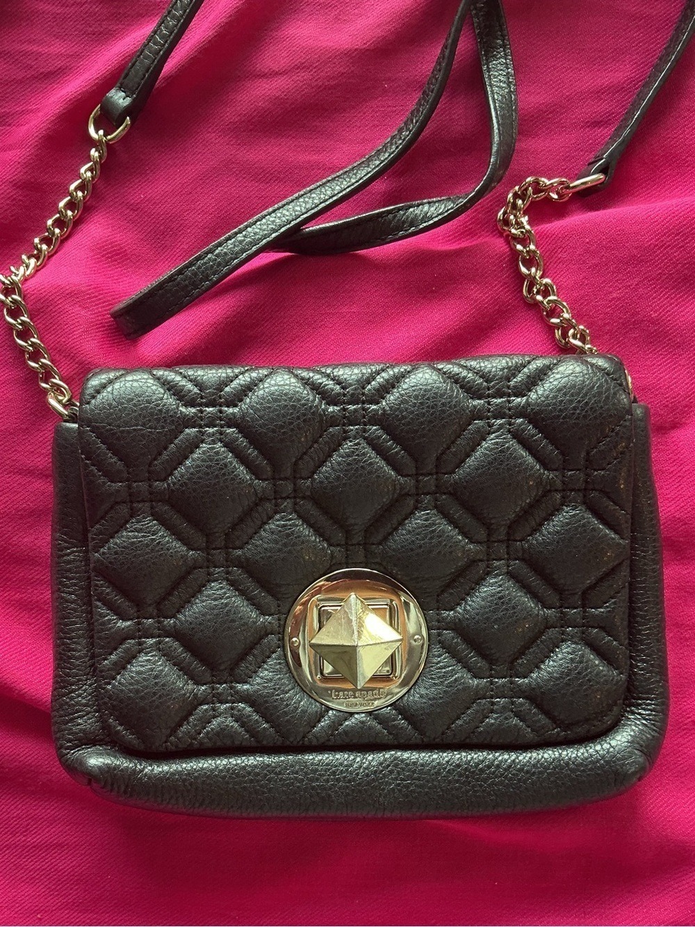 kate spade Black Quilted Crossbody - Picture 2 of 6